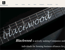 Tablet Screenshot of blackwoodtek.com